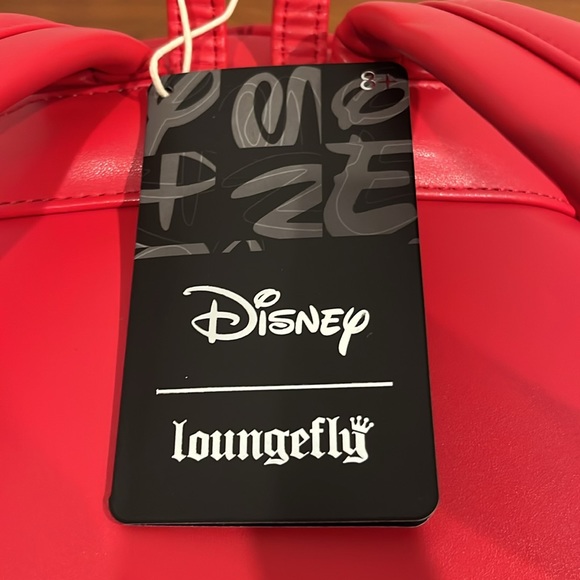 Loungefly Disney Pinocchio Puppet Marionette Red Backpack NEW main image 4